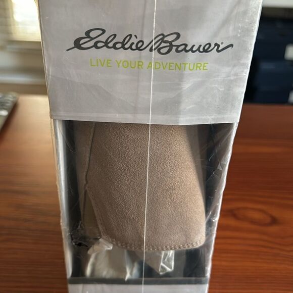 EDDIE BAUER Faux Fur Lined Slippers, Women's Size 12 (XL), Natural‎ Tan, NWT - Picture 15 of 15